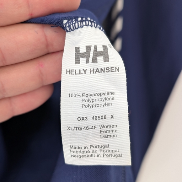 Helly Hansen Women's LIFA Navy Crew Base Layer Top ~ Size XL - Picture 8 of 9